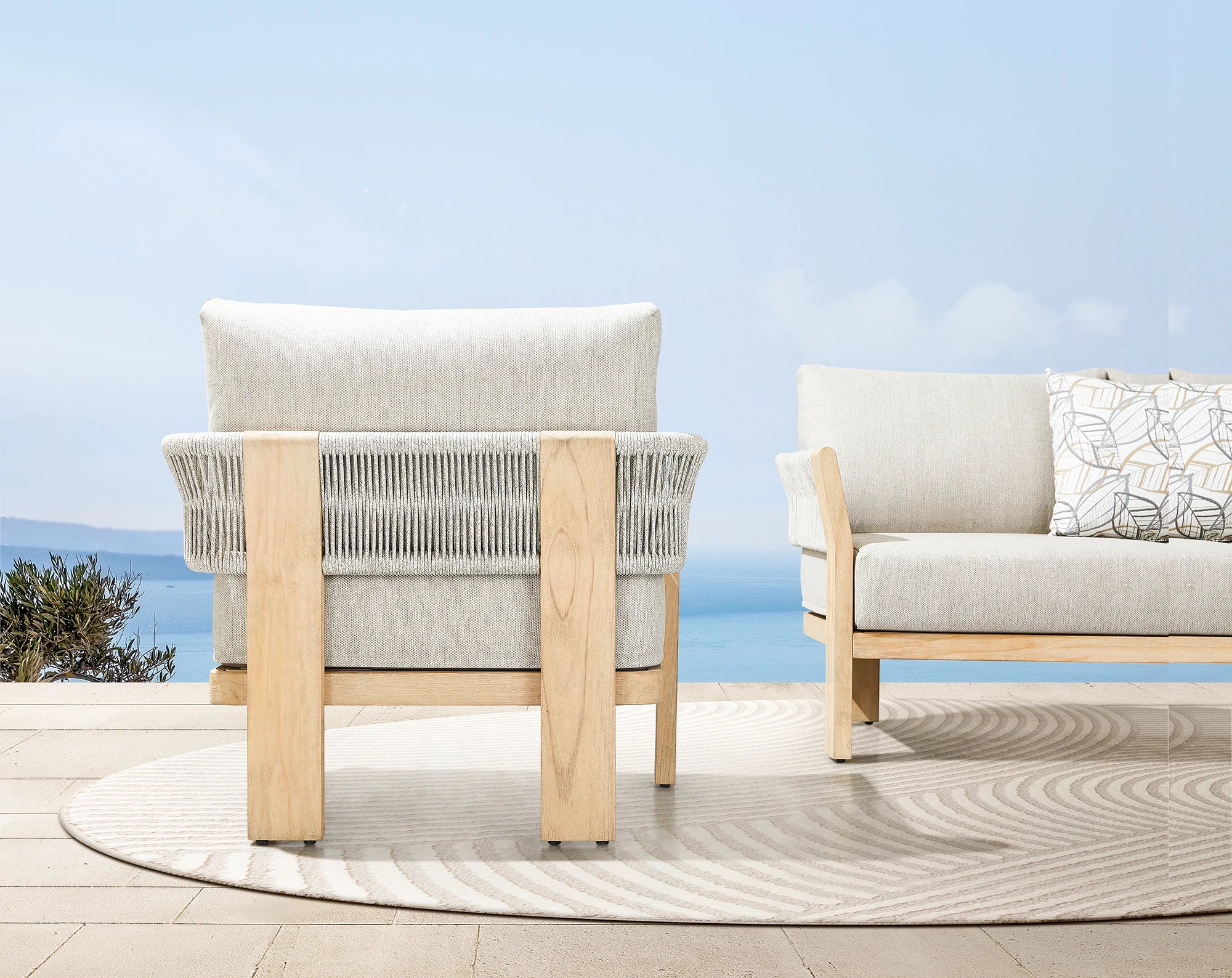 BORROMEO TEAK I 3-seater Patio Sofa – ParcHaus1