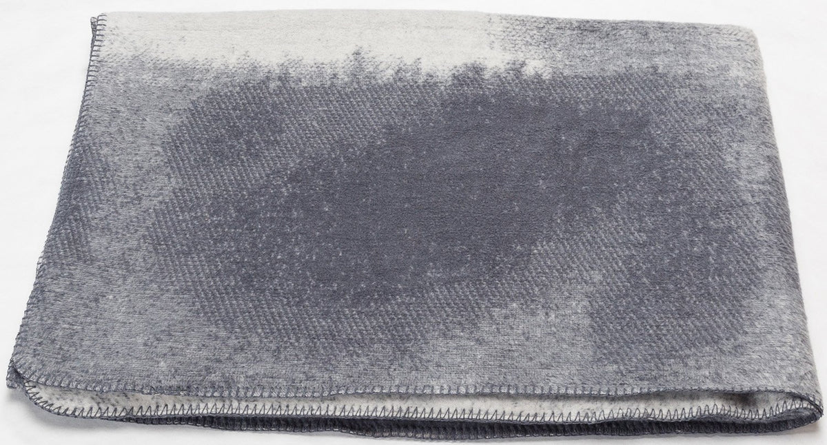 SAVONA Cotton Velour Throw | Plaid | Grey | 150 x 200 cm