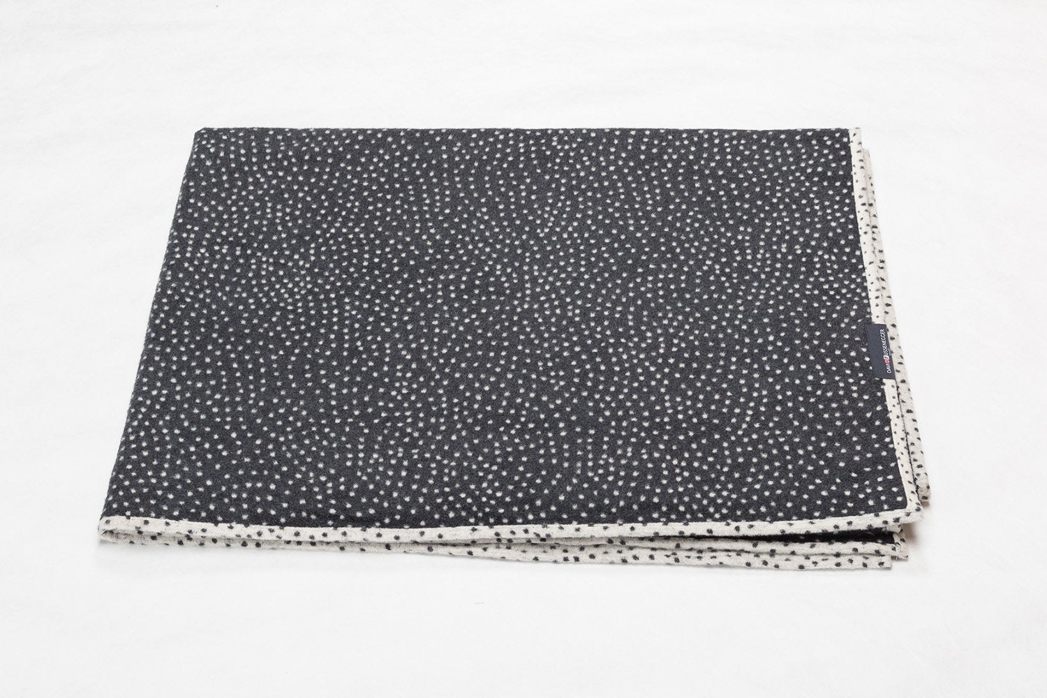 VELVET Cotton Throw | Charcoal | 135 x 200 cm