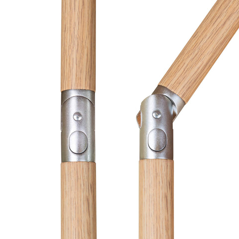 Parasol Aluminium Ash-Wood (Alu-Wood) Square 300x200cm