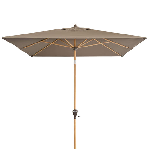 Parasol Aluminium Ash-Wood (Alu-Wood) Square 300x200cm