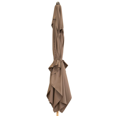 Parasol Aluminium Ash-Wood (Alu-Wood) Square 300x200cm