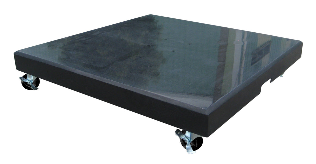 Granite Weight Trolley Modena 120kg - Black Polished Granite
