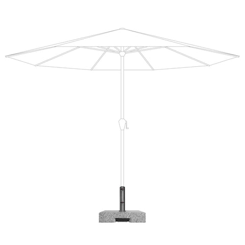 ACTIVE Granite Base 70 kg, with wheels