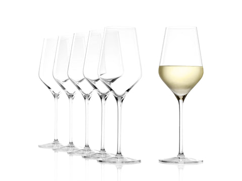 Stoelzle Quatrophil White Wine Glass Lead Free Crystal