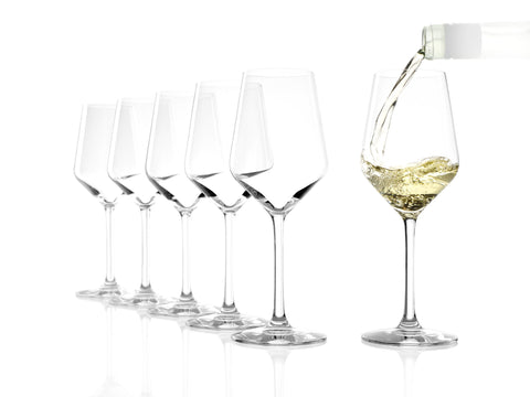 Stoelzle Revolution White Wine Glass Lead Free Crystal