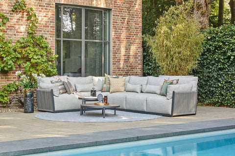 Sorrento Patio Outdoor 5-seater Lounge Set
