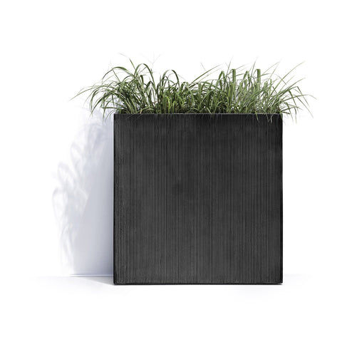 New York Square Planter Pot with Wheels by Cosapots
