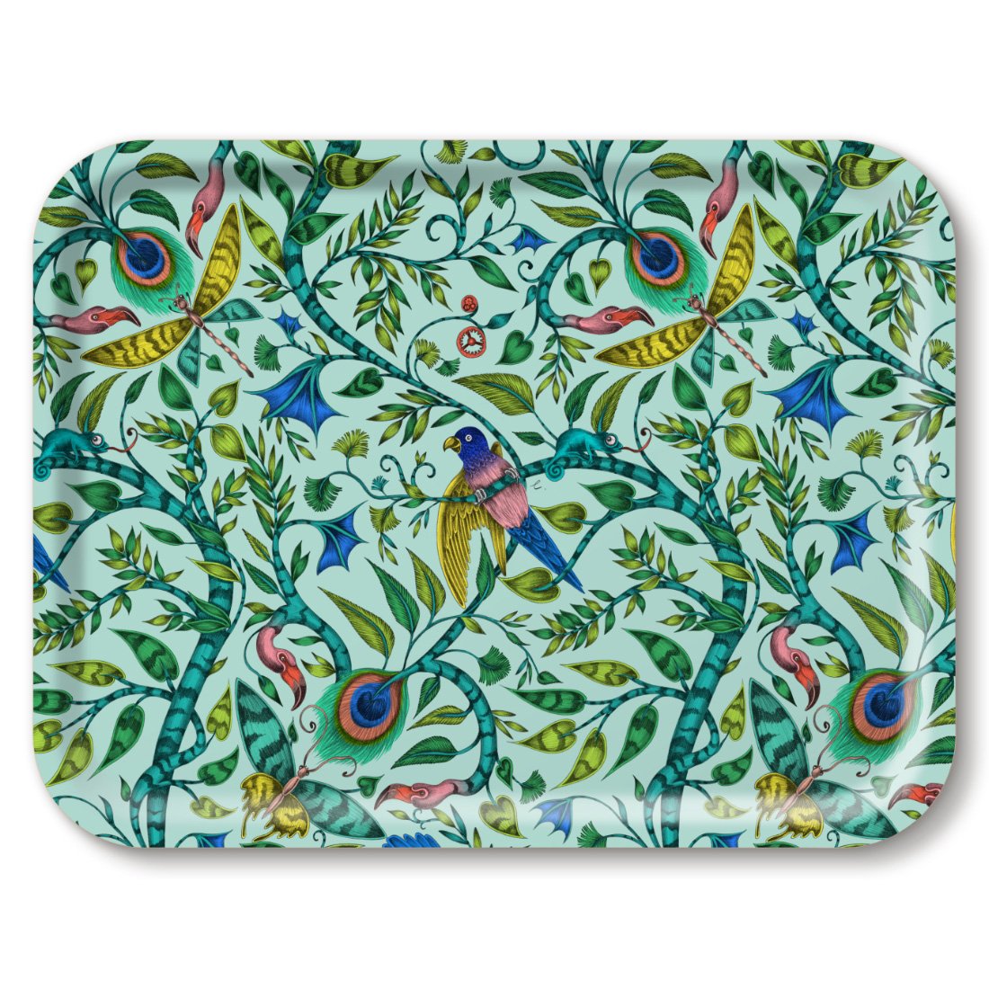 Birchwood Tray | Rousseau | Turquoise